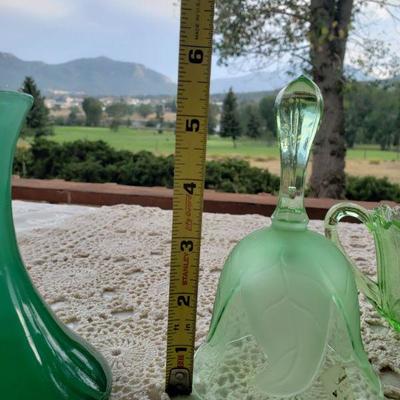 Lot 115: Vintage Green Glass Lot