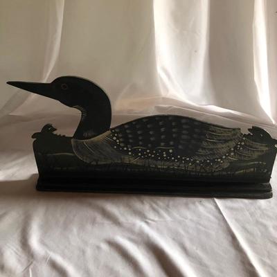 Lot 1 - Signed Wooden Duck Decoy & More