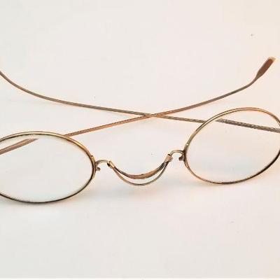 Lot #86  Pair of Antique spectacles - 14kt gold