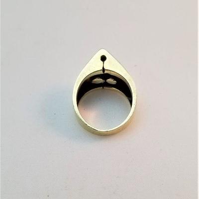 Lot #90  14kt/Diamond Contemporary Ring, size 6