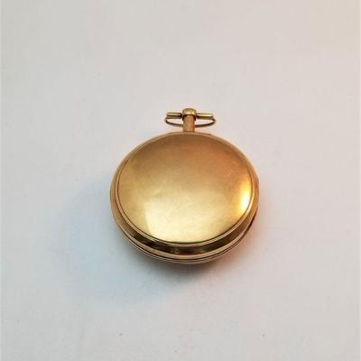 Lot #92  Beautiful Antique French Pocket Watch in 18kt Gold Case