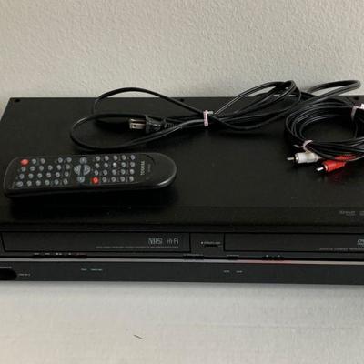 #160    TOSHIBA VCR/DVD PLAYER