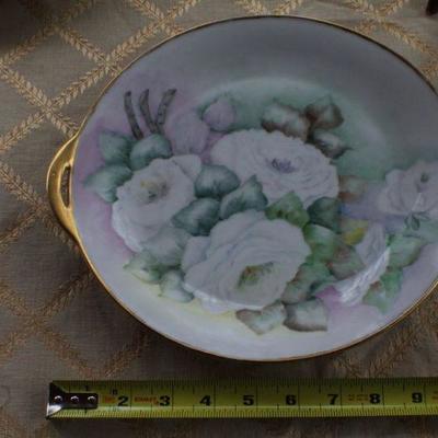 Lot #118: Assortment of (3) Vintage Plates w/ Side Handles