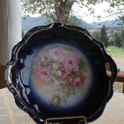Lot #118: Assortment of (3) Vintage Plates w/ Side Handles