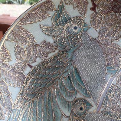 Lot #120: Pair of Vintage Bird Themed Plates