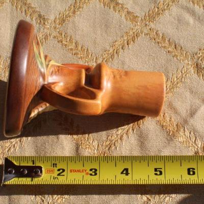 Lot #127: Vintage ROSEVILLEâ„¢ Mid Century Modern Candle Stick Holder