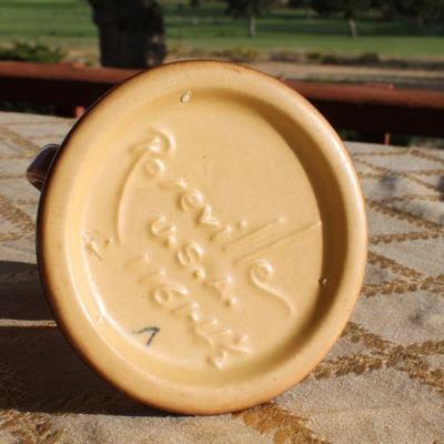 Lot #127: Vintage ROSEVILLEâ„¢ Mid Century Modern Candle Stick Holder