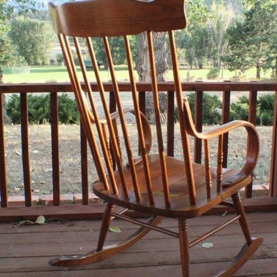 Lot #138: Vintage Wood Rocking Chair