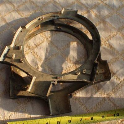 Lot #140: Vintage Two Part Victorian Photo Frame Heavy Brass Decorative