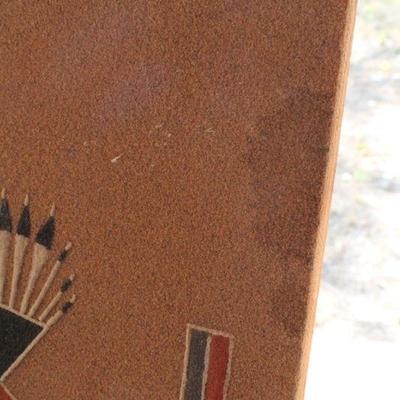 Lot #141: Vintage Navajo Sand Painting (small stain top right)