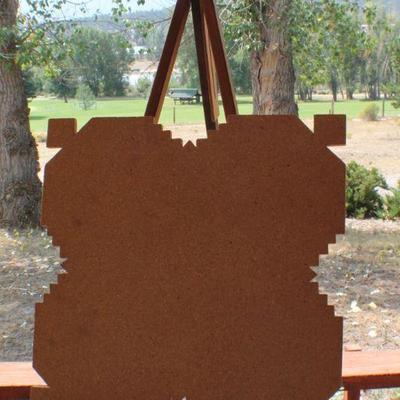 Lot #142: Vintage Navajo Sand Painting 16" x 16" 