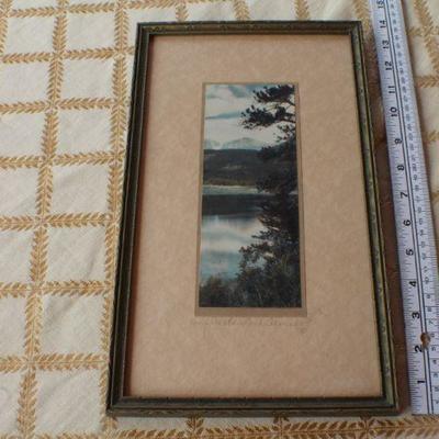Lot #149: Antique "LONG'S PEAK ESTES PARK" Original ART Signed 