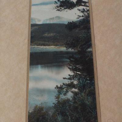 Lot #149: Antique "LONG'S PEAK ESTES PARK" Original ART Signed 