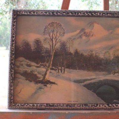 Lot #154: (2) Signed Original Art Framed Landscapes