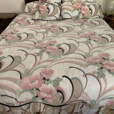 #170  VINTAGE CAL KING BED W/HEADBOARD