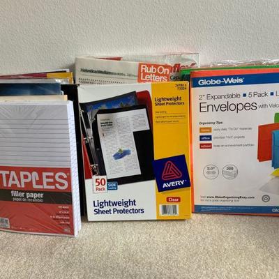 #177    BOX LOT OF OFFICE PAPER PHOTO PAPER FILES ETC.