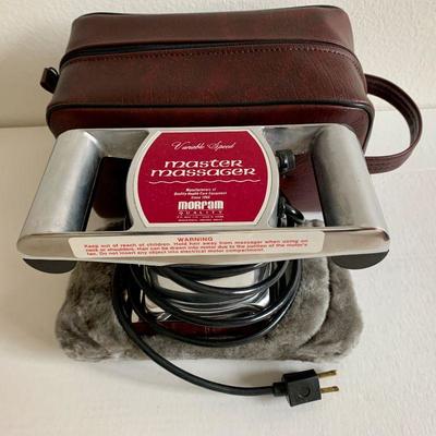 #183    MASTER MASSAGER HEAVY DUTY MACHINE WITH CARRY CASE