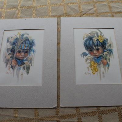 Lot #165: Pair of Original Art Creations by Monte