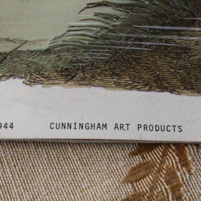 Lot #166: Vintage SEALED Paper Art Bird Figure Sheet Mid Century Modern