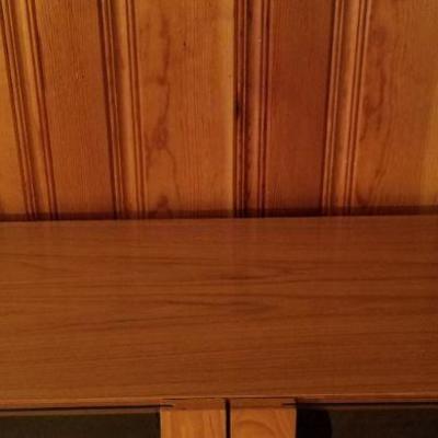 Lot #170: Vintage Glass Door 2-Piece Display Cabinet