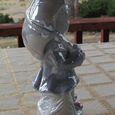Lot #171: Vintage Porcelain Decorative Girl with Umbrella Figure