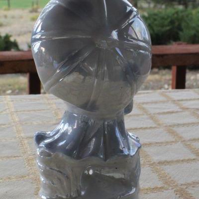 Lot #171: Vintage Porcelain Decorative Girl with Umbrella Figure