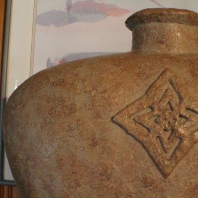 Lot #179: HUGE Vintage Home Decorative Vase by IDEAL ORIGINALS