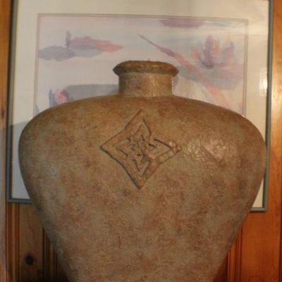 Lot #179: HUGE Vintage Home Decorative Vase by IDEAL ORIGINALS