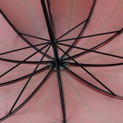 Lot #180: Antique Fabric Umbrella - Tested and Works 