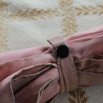 Lot #180: Antique Fabric Umbrella - Tested and Works 