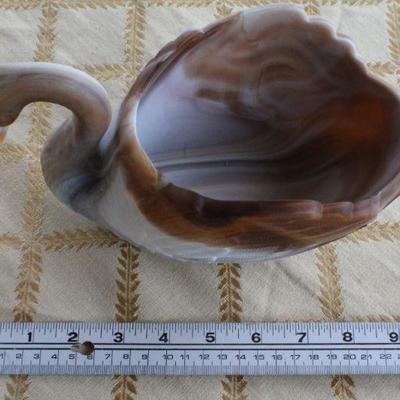 Lot #182: Vintage Large IMPERIAL GLASS Swan