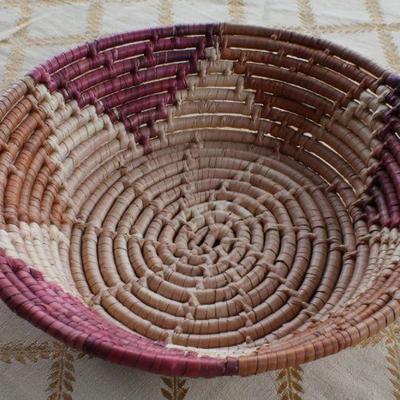 Lot #189: Vintage Woven Basket Home Deco