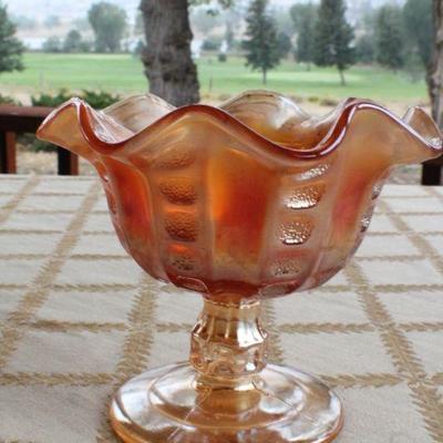 Lot #197: Group of (4) Assorted Vintage Carnival Art Glass Creations