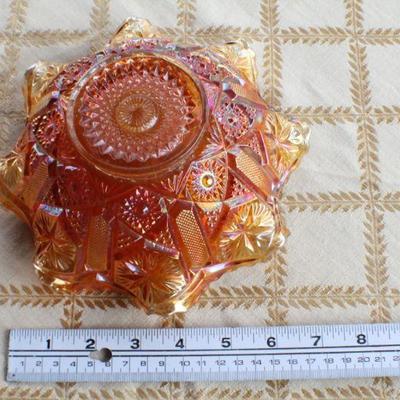 Lot #197: Group of (4) Assorted Vintage Carnival Art Glass Creations