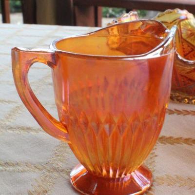 Lot #197: Group of (4) Assorted Vintage Carnival Art Glass Creations