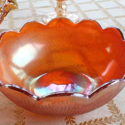 Lot #197: Group of (4) Assorted Vintage Carnival Art Glass Creations