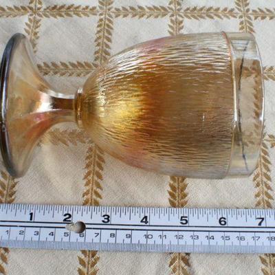 Lot #198: Group of (3) Assorted Vintage Carnival Art Glass Creations
