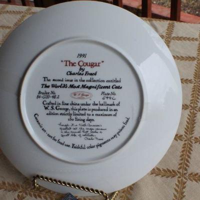 Lot #200: Vintage Charles FracÃ© Limited Edition Plate w/ Certificate