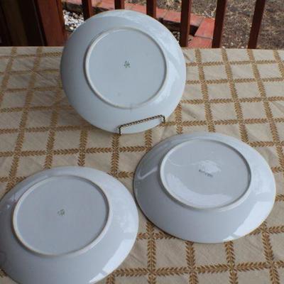 Lot #202: Vintage Set of (3) Fine China Children Playing Scenes Plate Series
