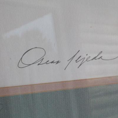 Lot #206: Vintage OSCAR TEJEDA Original Fine Art Selection SIGNED 