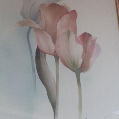 Lot #207: Vintage OSCAR TEJEDA Original Fine Art Framed SIGNED 25" x 31"