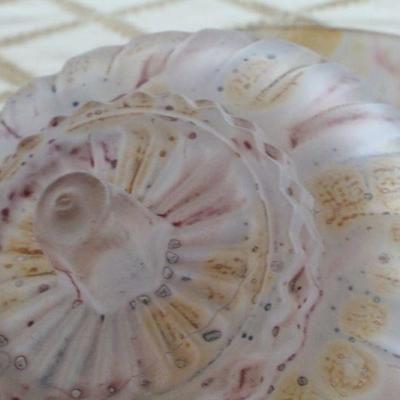 Lot #210: Vintage Hand Painted KIMRONâ„¢ Israel Candy Dish w/ Lid