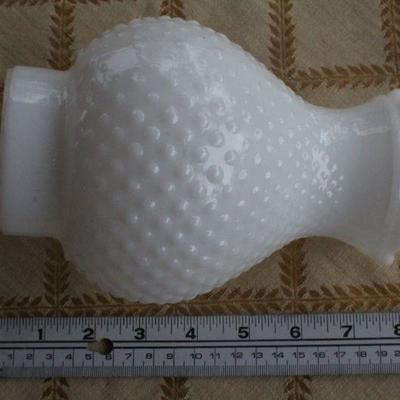 Lot #213: Assortment of (4) Vintage Glass Oil Lamp Shades