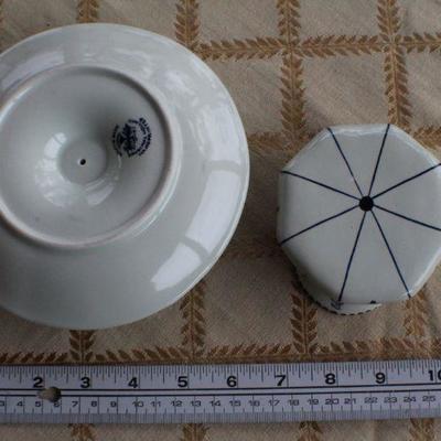 Lot #215: (2) Delft Blue Fine China Vintage Creations