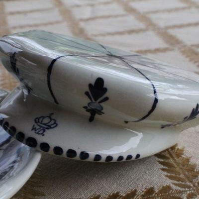 Lot #215: (2) Delft Blue Fine China Vintage Creations