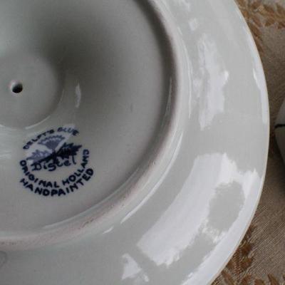 Lot #215: (2) Delft Blue Fine China Vintage Creations