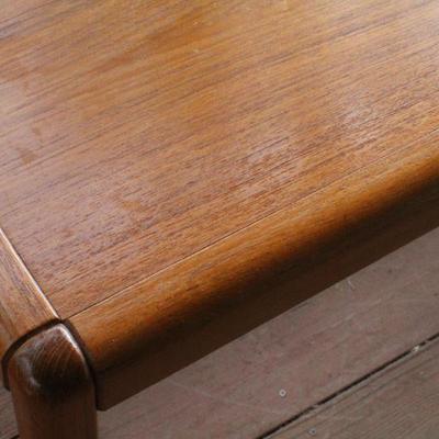 Lot #221: Vintage Mid Century Modern MADE IN DENMARK Console Table 50" x 14" x 28"