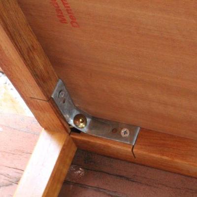 Lot #221: Vintage Mid Century Modern MADE IN DENMARK Console Table 50" x 14" x 28"
