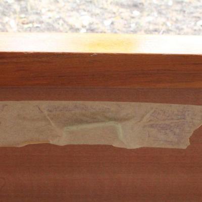 Lot #221: Vintage Mid Century Modern MADE IN DENMARK Console Table 50" x 14" x 28"