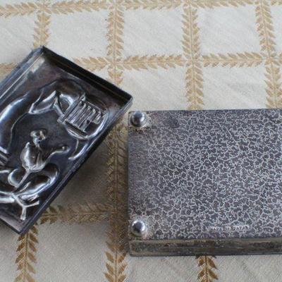 Lot #236: Vintage Made in Japan Metal Shell Trinket/Jewelry Box